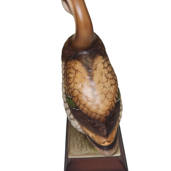 Ceramic Duck Attached Base Made in Japan Decorative Duck Statue - Picture 4 of 9